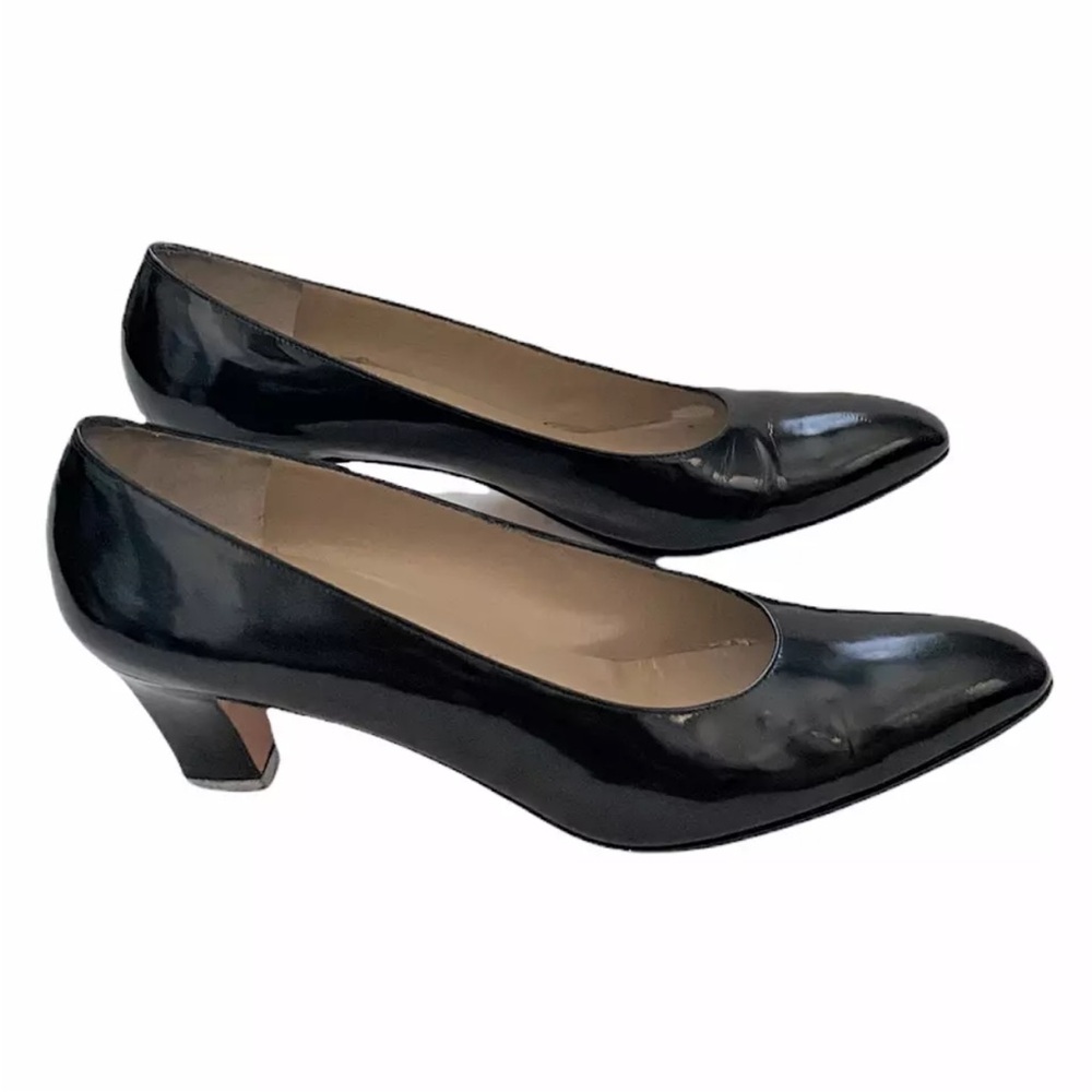 Salvatore Ferragamof Women's Heels Pumps Size 7 AAAA Black